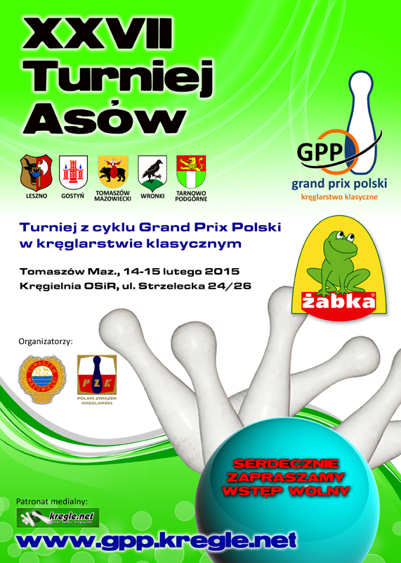14-15 lutego 2015r. - GRAND PRIX POLSKI - XXVII TURNIEJ ASÓW 